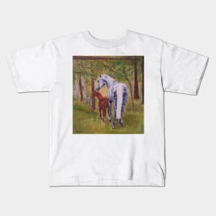 Mare and foal Kids T-Shirt